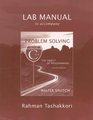 Lab Manual to Accompany Problem Solving with C The Object of Programming