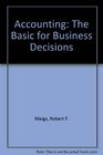 Accounting The Basic for Business Decisions