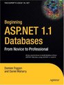 Beginning ASPNET 11 Databases From Novice to Professional