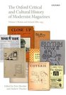 The Oxford Critical and Cultural History of Modernist Magazines Volume I Britain and Ireland 18801955