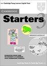 Cambridge Starters 3 Answer Booklet Examination Papers from the University of Cambridge Local Examinations Syndicate