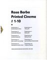 Rosa Barba Printed Cinema Bd 110