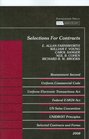 Selections for Contracts 2008 ed Uniform Commercial Code Restatement 2d