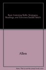 Basic Listening Skills Strategies Readings and Exercises/Saddle Stitch