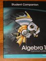 High School Math 2012 Common Core Algebra 1 Student Companion Book