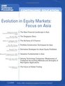 Evolution in Equity Markets Focus on Asia