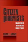 Citizen Lobbyists Local Efforts to Influence Public Policy