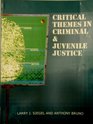 Critical Themes in Criminal  Juvenile Justice