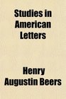 Studies in American Letters