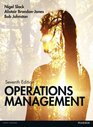 Slack Operations Management 7th edition MyOMLab pack