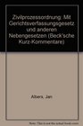 Zivilprozessordnung Mit Gerichtsverfassungsgesetz und anderen Nebengesetzen