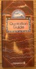 Quotation Guide Longman Pocket Companion Series