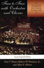 Face to Face With Orchestra and Chorus A Handbook for Choral Conductors