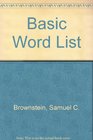 Basic word list