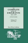 The Complete Book of Emigrants 16611699 Vol 2