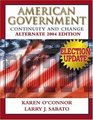 American Government  Continuity and Change 2004 Alternate Edition Election Update