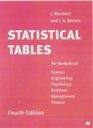 Statistical Tables for Science Engineering Business Management and Finance