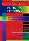 Phonic Patterns A Ready Reference of 321 Word Families