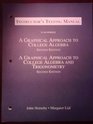 A Graphical Approach to College Algebra Instructor's Test Manual