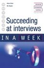 Succeeding at Interviews in a Week