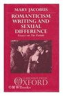 Romanticism Writing and Sexual Difference