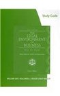 Study Guide for Cross/Miller's The Legal Environment of Business 8th