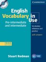 English Vocabulary in Use Preintermediate and Intermediate with Answers and CDROM