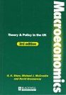 Macroeconomics Theory and Policy in the Uk