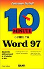 Ten Minute Guide to Word 97