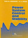 Power System Control and Stability