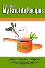Blank Cookbook My Favorite Recipes Create Your Own CookbookKeep all your favorite recipes in one handy place