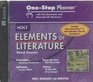 Holt Elements of Literature Third Course  OneStop Planner CDROM