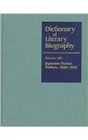 Dictionary of Literary Biography Modern Japanese Writers Thru WW II