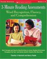 Threeminute Reading Assessments  Grades 14