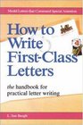 How To Write FirstClass Letters