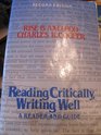 Reading critically, writing well: A reader and guide