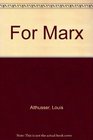 For Marx