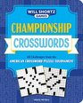 Championship Crosswords 60 Challenges from the American Crossword Puzzle Tournament