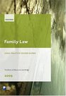 Family Law 2009 LPC Guide