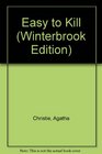 Easy to Kill (Winterbrook Edition)