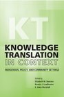 Knowledge Transition in CommunityBased Research