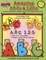 Amazing Abcs And 123s Creative Alphabet  Number Clip Art for Classroom  Home