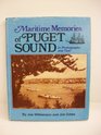 Maritime Memories of Puget Sound In Photographs and Text