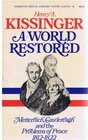 A World Restored Metternich Castlereagh and the Problems of Peace 181222