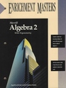 Algebra 2 with Trigonometry Applications and Conections Enrichment Masters