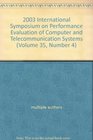 2003 International Symposium on Performance Evaluation of Computer and Telecommunication Systems