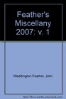 Feather's Miscellany 2007 v 1