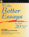 WRITE BETTER ESSAYS IN 20 MINUTES A DAY