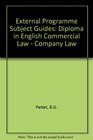 External Programme Subject Guides Diploma in English Commercial Law  Company Law