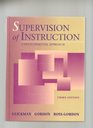 Supervision of Instruction A Developmental Approach